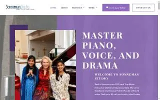 Sonneman Studio Piano, Voice and Drama of Grosse Pointe Woods website
