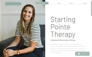 Starting Pointe Therapy website