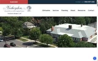 Verheyden Funeral Home website