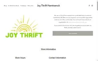 Joy Thrift of Hamtramck website