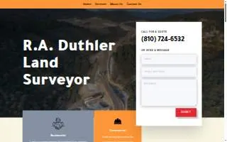 R. A. Duthler Land Surveyor of Beverly Hills website