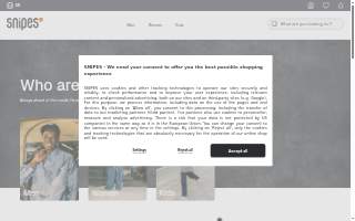 Snipes website