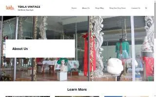 Tekla Vintage website