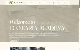 Eco Early Academy - Clinton Township website