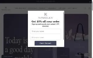 Sparkles Jewelry website