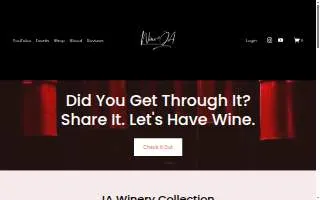 Wine With JA of Harper Woods website