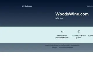 Woods Wholesale Wine website