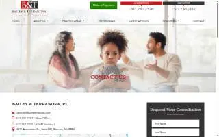 Bailey & Terranova, P.C. website