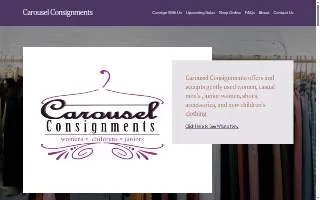 Carousel Consignments website