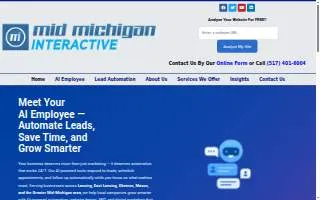Mid Michigan Interactive of East Lansing website