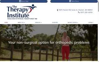 The Therapy Institute website