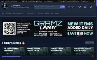 GRAMZ Cannabis Outlet Store - Hazel Park website