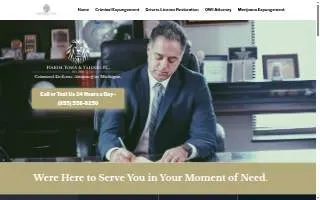 Hakim Criminal Law of Highland Park website
