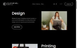 Color Me Well Graphics website