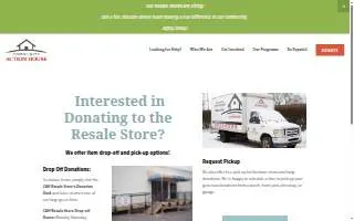 Community Action House Resale Store website