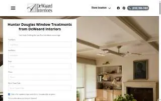 DeWaard Interiors website