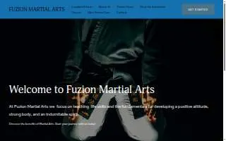 Fuzion Martial Arts of Holland website