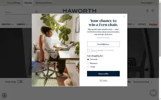 Haworth Outlet website