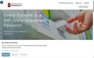 Holland Community Pharmacy website