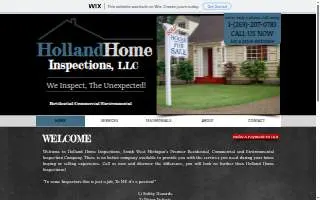 Holland Home Inspections LLC website