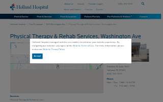 Holland Hospital Physical Therapy & Rehab Services, Washington Ave