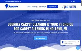 Journey Carpet Cleaning website