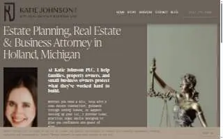 Katie Johnson PLC website