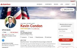 Kevin Condon - State Farm Insurance Agent website