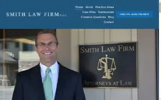 Smith Law Firm, Pllc website