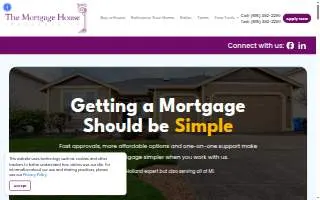 The Mortgage House Inc website