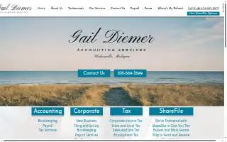 Gail D Diemer Accounting & Tax Services website