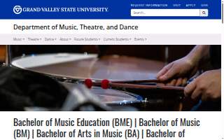 Grand Valley State University - Department of Music, Theatre, and Dance