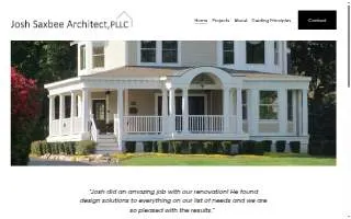 Josh Saxbee Architect, PLLC website