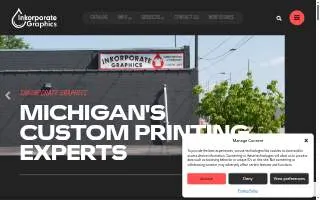 Inkorporate Graphics of Inkster website