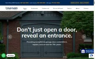 Raynor Overhead Door Corp of Inkster website