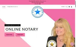 The On Notary website