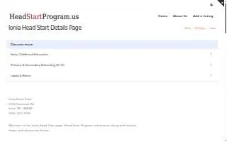 Head Start website