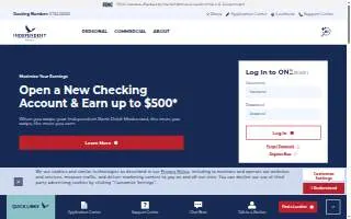Independent Bank website