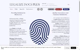 Legalize Docs Plus website