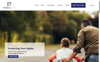 Podoll Law, PLC website