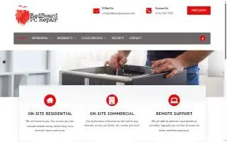 RedBeard PC Repair website