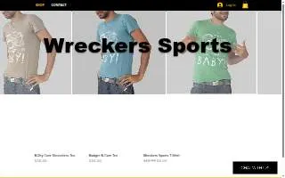 Wreckers Sports website
