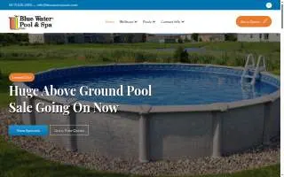 Blue Water Pools of Stallings website