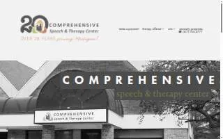 Comprehensive Speech & Therapy Center website
