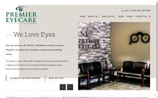 Premier Eyecare of Jackson website