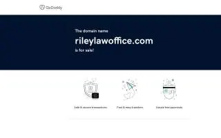 Thomas P. Riley Law Office, PLC website