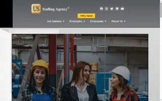 US Staffing Agency website