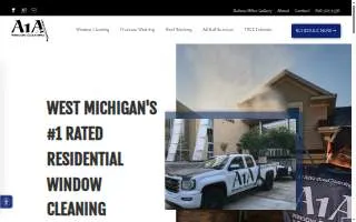 A1A Window Cleaning of Grandville website