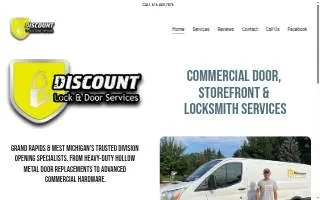 Discount Lock & Door Services LLC of Jenison website