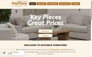 KeyPiece Furniture website